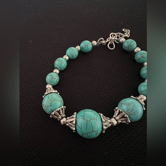 Authentic Turquoise Stone Silver Set - Picture 6 of 6